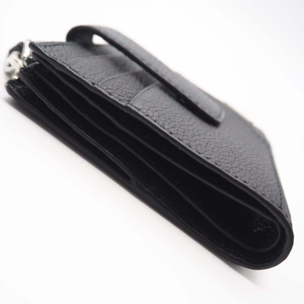 PRADA Vitello Micrograin Triangle Compact Wallet … - image 8